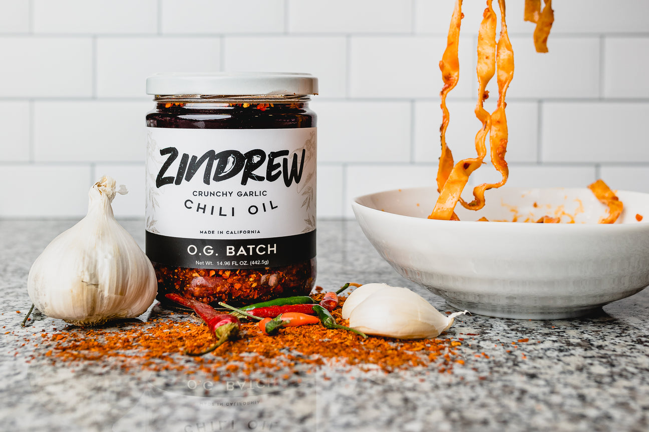 ZinDrew Crunchy Garlic Chili Oil OG Batch ZinDrew Chili