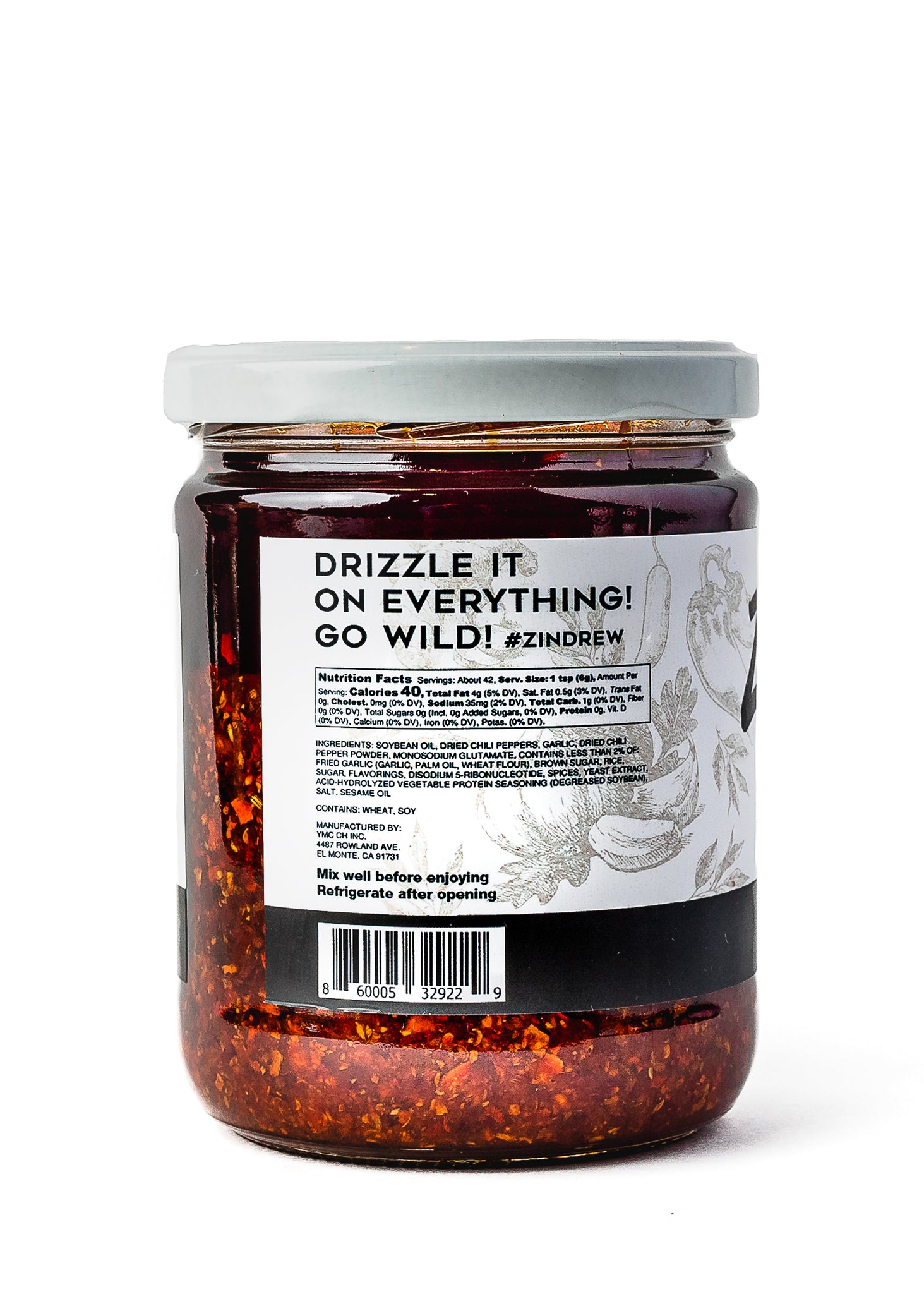 Zindrew Crunchy Garlic Chili Oil - OG Batch